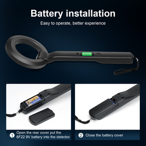 Máy dò kim loại cầm tay Averguard GM101 dùng để tìm kho báu, chống nước IP54, màn hình LCD, máy dò kim loại công nghiệp, chất liệu ABS - Product Image 3