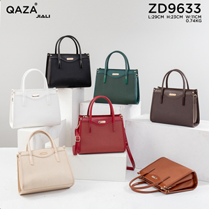 QAZA 2025 nuovissime borse a tracolla in pelle PU con chiusura a gancio e passante impermeabile da 1-1.9l moda moda borse di lusso per - Product Image 4
