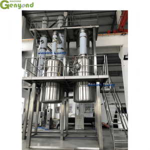 Hochwirksamer voll automatischer Vakuum verdampfer Doppeleffekt-Fallfilm verdampfer für Milch - Product Image 2
