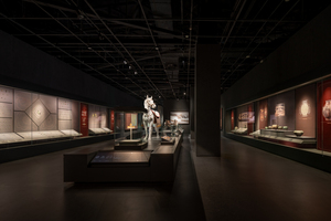 Mostrador de cristal de museo de gama alta con muebles de exhibición de tienda de antigüedades moderno personalizado con iluminación LED para escaparate de joyería - Product Image 2