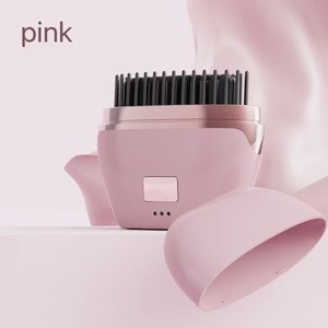 เครื่องยืดผม PTC แบบพกพาขนาดเล็กใช้งานได้ทั้งสองแบบและแปรงหวีใหม่ชาร์จขี้เกียจสำหรับการเดินทาง - Product Image 1