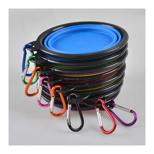 Penjualan Terbaik disesuaikan kualitas tinggi dilipat mangkuk anjing portabel dilipat mangkuk air silikon mangkuk hewan peliharaan perjalanan - Product Image 6