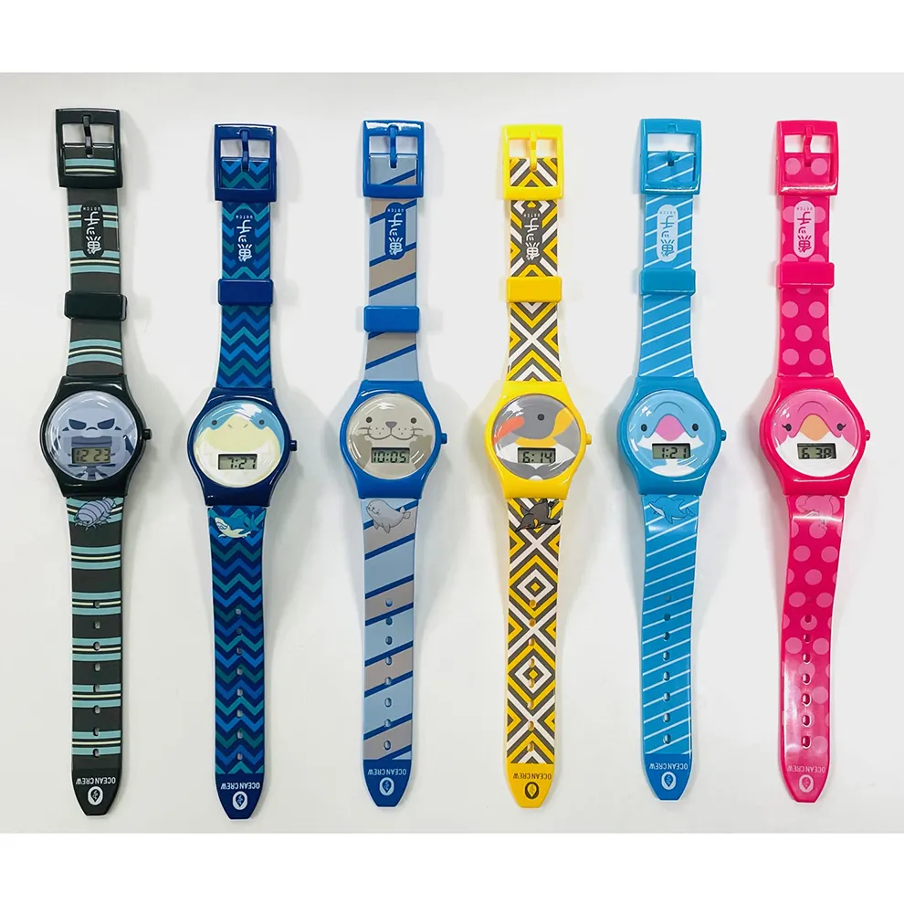 Affordable kids silicone cartoon band watch cover for wristwatches