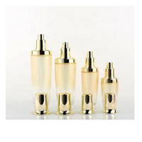 Ensemble de pots et de flacons en verre cosmétique de luxe avec compte-gouttes en aluminium pour les gouttes pour les yeux et le mascara, OEM/ODM disponible, emballage personnalisable
