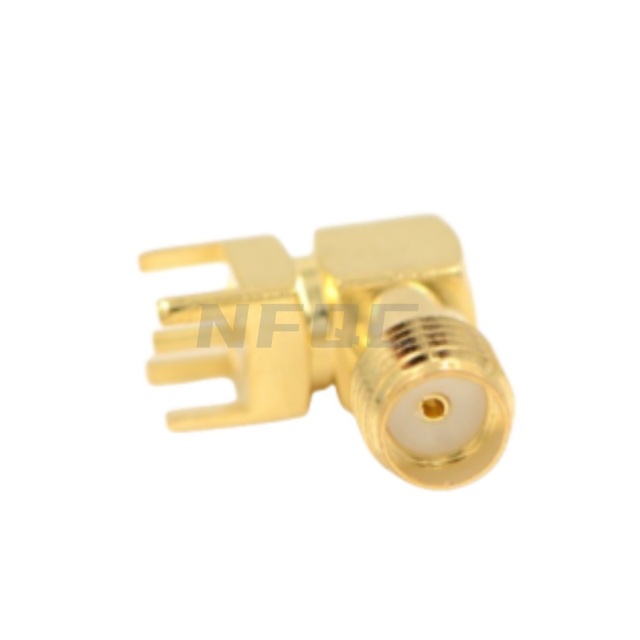 NFQC SMA-Connector SMA-KWE/KHD Series RF Antenna Adapter 50 Ohm Gold Plated with Straight/Bent/Right Angle Pin