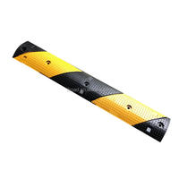 Panneau de réduction de vitesse jaune et noir 1000*100*20MM avec certification CE, protecteur de câbles
