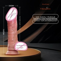 Stimulateur rapide réaliste extra large en silicone liquide souple avec chauffage intelligent, masturbateur réaliste, jouet sexuel érotique