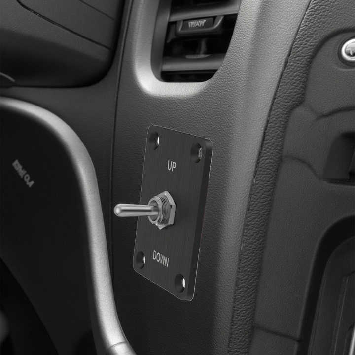 12mm 3-Position UP-DOWN Lasered Metal 4-Pin Momentary Toggle Switch (On ...