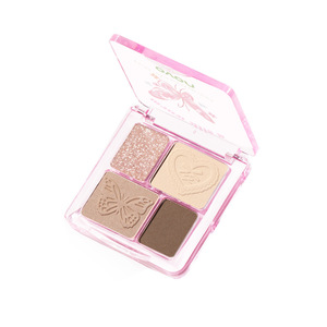 Novo bốn màu bướm bóng mắt tấm mờ sáng bóng thích hợp cho sử dụng hàng ngày độ bão hòa thấp bóng mắt màu hồng là dễ thương - Product Image 5