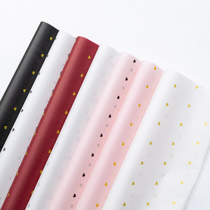 Papel de Regalo Floral para el Día de San Valentín, Papel de Seda Grueso de Doble Color con Corazón, Personalizado, Ecológico, Antiarrugas, Hecho a Mano - Product Image 4