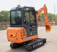 Mini-excavatrice CDM6020 de haute qualité, 2 tonnes, compacte, sur chenilles, avec moteur de 13,4 kW pour les projets de construction