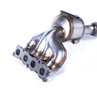 Nouveau convertisseur catalytique Euro VI en acier inoxydable pour Ford Focus 1.6L/1.8L/2.0L, position avant, type de carburant GNC, ajustement universel, qualité OE