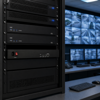 Encodeur vidéo IP H.265 pour montage en rack, RTMP RTSP HTTP 1080p, diffusion en direct, encodeur de diffusion en direct
