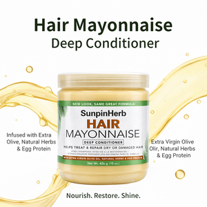 Acondicionador Profundo para Cabello Seco, Rizado y Encrespado, Africa's Best Originals Hair Mayonnaise, Cuidado Hidratante para Cabello Natural - Product Image 4