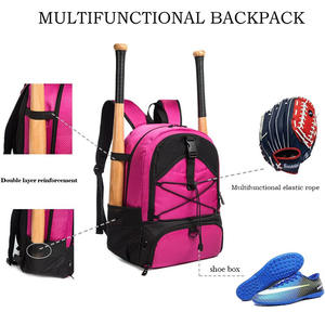 Sac à dos de sport pour étudiants en plein air, fabriqué en usine, pour le baseball, le hockey, les raquettes de sport - Product Image 4