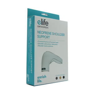 E-life E-SH001 tıbbi ortez ayarlanabilir humeral kırılma pad brace sıkıştırma neopren kol omuz desteği - Product Image 3