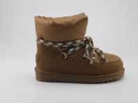 Bottes de neige pour femmes assorties à la couleur, à lacets