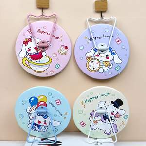 Cute Cartoon Single-Sided Plastic Frame Makeup <strong>Mirror</strong> Stand Desktop High- Can Be Hung Placed Desk Portable One-Way Vanity <strong>Mirror</strong> - Product Image 1