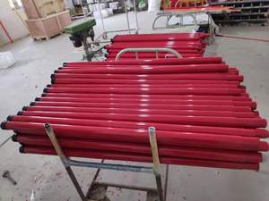 Fibra de vidrio Frp Grp Mango Herramienta Tubo telescópico Diámetro 48mm Más <span class=keywords><strong>grande</strong></span> a pequeño Dia33mm Longitud de extensión 4480 Más corto 1280mm - Product Image 3