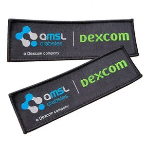 Custom LOGO Embroidery Patch Woven Factory Direct Supply Organic Cotton Fabric <b>Tag</b> Clothing Labels Woven Label for Apparel - Product Image 2