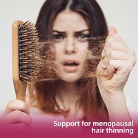 OEM ODM Personnalisé – Capsules de suppléments capillaires à base de plantes avec Biotine et Cohosh noir pour la croissance des cheveux chez les femmes adultes post-ménopause