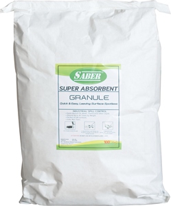 Gránulos absorbentes SABER Super Absorbent 30, económicos y naturales, para la cobertura de derrames en áreas grandes. - Product Image 3