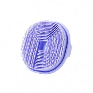 Brosse de douche exfoliante et massante jetable en plastique souple pour le corps et le shampoing - Product Image 1