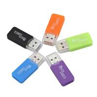 Harga Grosir Murah Pembaca Kartu USB 2.0 Eksternal Mendukung Kartu SD/TF 480Mbps Kecepatan Tinggi Kinerja Terbaik