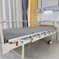 Barrière de lit médical pliable en acier inoxydable pour mobilier hospitalier, lit de soins à domicile et lit d'hôpital manuel