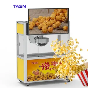 Mesin penjual popcorn komersial kustom rasa karamel popper popcorn