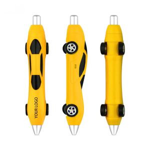 Wholesale Custom Brand 1.0mm Ballpoint <b>Pens</b> Custom Logo Sports Car-Shaped Design Multi-<b>Colored</b> Plastic Body Blue Ink 13cm Gift - Product Image 2