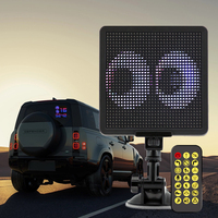 Ventana de vidrio del coche Pantalla LED pantalla de publicidad Control de aplicación pantalla LED programable
