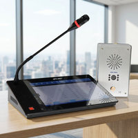 Vidéophone audio 10,1 pouces à écran tactile capacitif, alimenté par PoE, avec vidéoconférence multi-parties et diffusion d'urgence