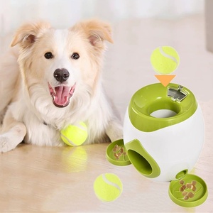 New Automatic <strong>Dog</strong> Training <strong>Toys</strong> Tennis Ball Thrower Machine Interactive Automatic <strong>Dog</strong> Ball Launcher With <strong>Food</strong> <strong>Dispenser</strong> for <strong>Dogs</strong> - Product Image 2