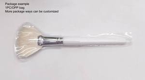 Brocha Aplicadora de Mascarilla <span class=keywords><strong>Facial</strong></span> de Pelo de Cabra Blanco Súper Suave con Logotipo Personalizado, para Tratamiento de <span class=keywords><strong>Peeling</strong></span> con Ácido Glicólico - Product Image 5