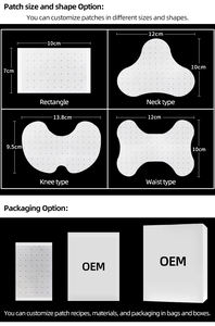 중국 전통 허브 핫 타이거 통증 완화 패치 고추 석고 패치 공장 - Product Image 4