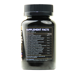 Capsules de Shilajit de l'Himalaya et d'Ashwagandha LUVVITA pour adultes - Gestion de l'énergie et soutien immunitaire, complément alimentaire pour la santé - Product Image 2