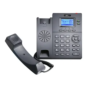 हॉट सेल्स अच्छी गुणवत्ता वाला बेसिक वीओआईपी ऑफिस पीओई आईपी फोन वाईफाई 2.4जी के साथ