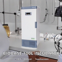 Inkubator Biokimia 100L dengan Layar PID, Kontrol Suhu dan Kelembapan Konstan, 220-240V OEM