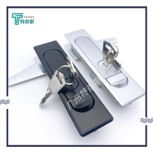 Cerradura para Gabinete Eléctrico MS730, Cerradura Plana de Aleación de Zinc con Resorte para Puerta de Acero, Antirrobo - Product Image 3
