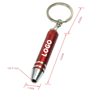 Destornillador llavero logotipo personalizado Mini herramienta de reparación EDC de bolsillo multiherramienta con cabeza plana y Phillips - Product Image 3
