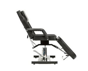 Fauteuil de massage hydraulique noir pour soins du visage, chaise de traitement de salon, mobilier de beauté rembourré - Product Image 4
