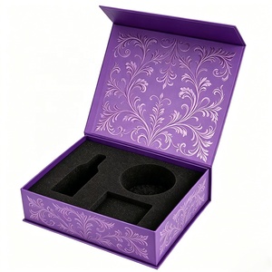 High-End Eco-Friendly Rigid Foldable Magnetic Gift Box Custom Logo Printed Paperboard Packaging Recycled Materials Embossing - Product Image 1