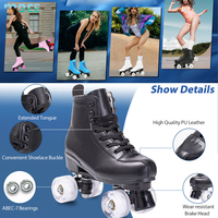 Patins à roulettes à 4 roues SeeMore personnalisables à faible MOQ pour adultes, idéaux pour la location en patinoire
