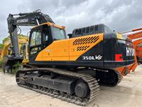 Excavatrice sur chenilles d'occasion Hyundai 350VS/350LVS à bas prix, moteur turbocompressé 6 cylindres, pompe, moteur 300LC 330LC-9S 260LC-9S