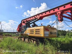 เครื่องขุดเจาะแบบโรตารี่อุปกรณ์ก่อสร้างแท่นขุดเจาะแบบใช้ SR285ในดูไบ - Product Image 3