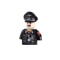 Mini askeri WW1 WW2 rakamlar alman ordusu abd ordusu tankı komando asker silah tabancaları ile Swat serisi yapı taşları çocuklar oyuncak