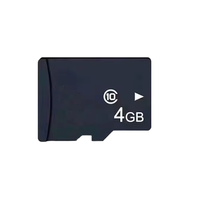 Carte mémoire flash Mini SD et TF de 64 Go de capacité réelle pour téléphones portables, appareils MP3 et MP4 (plastique noir)