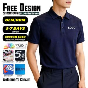 Camiseta Polo Deportiva con Logotipo Personalizado de su Propia Marca, Camisetas Polo Blancas 100% Algodón para Hombre, Uniforme de Trabajo en Equipo, Camiseta Polo de Golf - Product Image 3