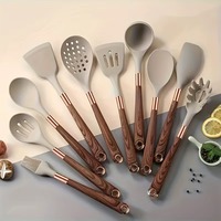 Ensemble de spatules de cuisine en silicone, résistantes à la chaleur et antiadhésives, faciles à nettoyer, durables, outil de cuisson professionnel pour usage domestique
